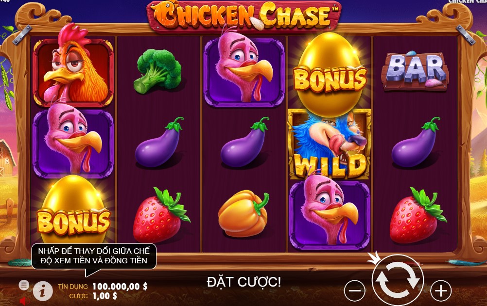 Cách chơi Chicken Chase Vn88 dành tiền thưởng cao